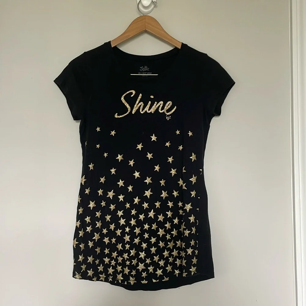 Justice Shine Tee Shirt Sz 18 EUC
